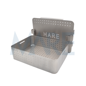 CAJA PARA ESTERILIZAR INSTRUMENTAL Tam. 2 (30x22x8.5 cm.)